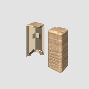 Prvky Egger 58 "cubical" Dub sivo-hnedý - Roh vonkajší 1839855 (2 ks/bal)
