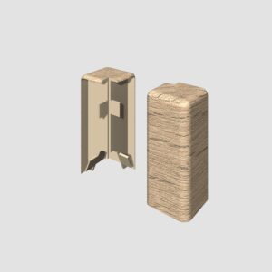 Prvky Egger 58 "cubical" Dub stredne hnedý - Roh vonkajší 1839939 (2 ks/bal)