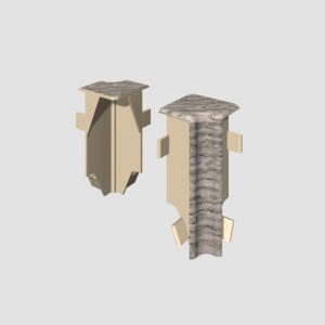 Prvky Egger 58 "cubical" Dub strieborný - Roh vnútorný 1839858 (2 ks/bal)