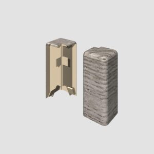 Prvky Egger 58 "cubical" Dub strieborný - Roh vonkajší 1839859 (2 ks/bal)