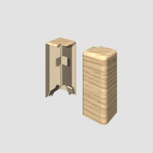 Prvky Egger 58 "cubical" Dub svetlý - Roh vonkajší 1839955 (2 ks/bal)