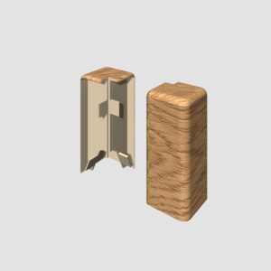 Prvky Egger 58 "cubical" Dub toffee - Roh vonkajší 1839851 (2 ks/bal)