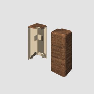 Prvky Egger 58 "cubical" Orech hnedý - Roh vonkajší 1839895 (2 ks/bal)