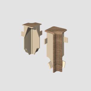 Prvky Egger 58 "cubical" Orech svetlo hnedý - Roh vnútorný 1839890 (2 ks/bal)