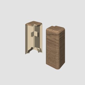 Prvky Egger 58 "cubical" Orech svetlo hnedý - Roh vonkajší 1839891 (2 ks/bal)