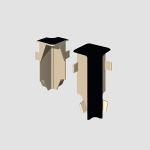 Prvky Egger 58 "cubical" Universal čierne - Roh vnútorný 1839878 (2 ks/bal)