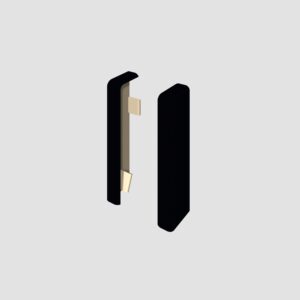 Prvky Egger 58 "cubical" Universal čierne - Ukončenie ľavé+pravé 1839876 (1+1 ks/bal)