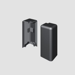 Prvky Egger 58 "cubical" Universal strieborné - Roh vonkajší 1860328 (2 ks/bal)