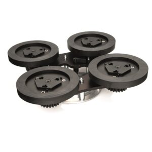 Unášač Bona Power drive Connect, 4x Disk + Límec XL + věž, na brúsku na parkety Bona FlexiSand 1.9