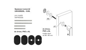 MPK - IMPRESSA Spojovací materiál UNIVERZÁL pre MADLO ks