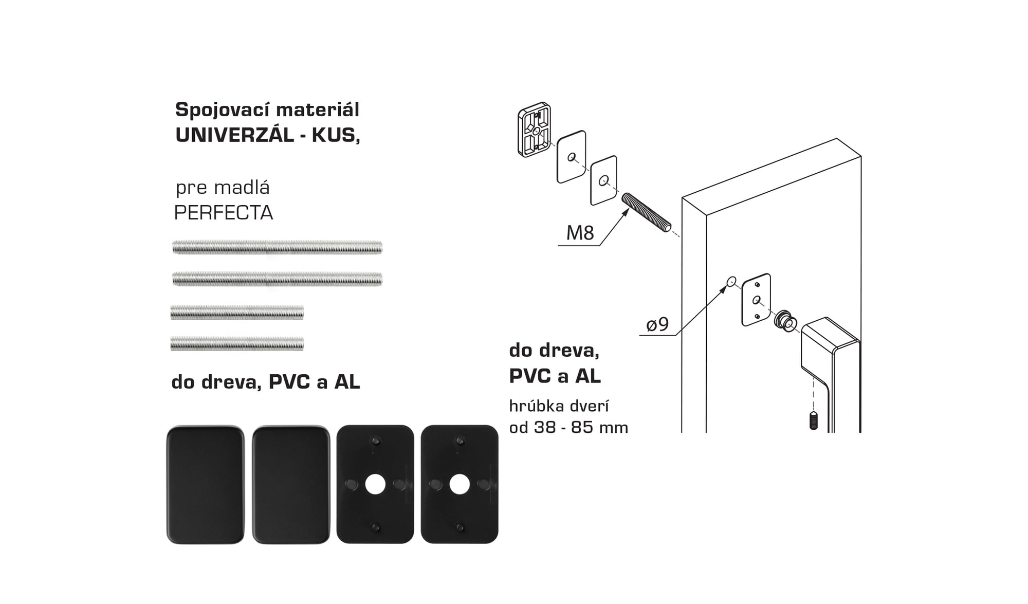 MPK - PERFECTA Spojovací materiál UNIVERZÁL pre MADLO ks