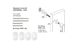 MPK - IMPRESSA Spojovací materiál UNIVERZÁL pre MADLO ks